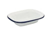 Bakemaster Enamel Rectangle Pie Dish 16x12x3.5cm