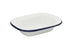 Bakemaster Enamel Rectangle Pie Dish 16x12x3.5cm