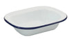 Bakemaster Enamel Rectangle Pie Dish 18x14x4cm