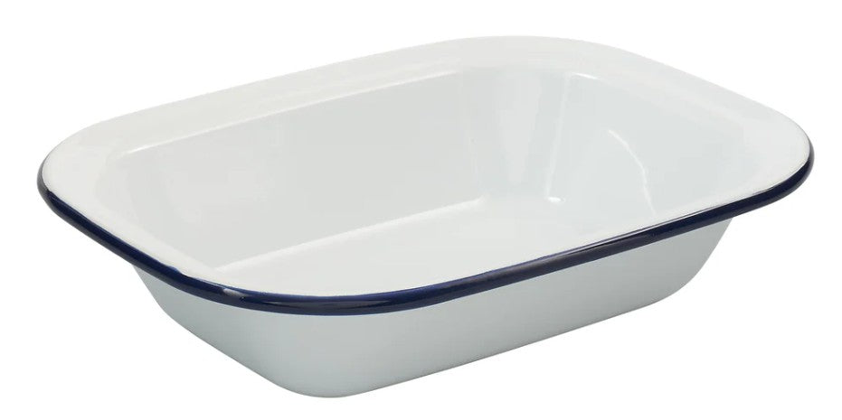 Bakemaster Enamel Rectangular Pie Dish 28 X 20.5 X 6.5cm