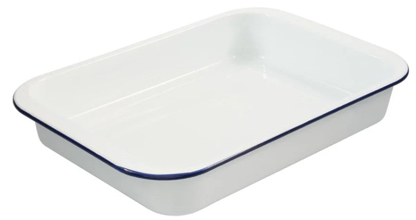 Bakemaster Enamel Bake And Roast Pan 35 X 24 X 5.5cm