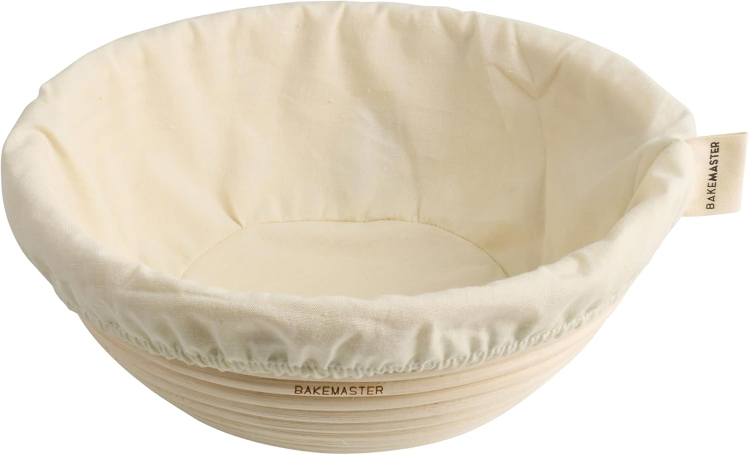 Bakemaster Proving Basket - Round With Liner 22cm