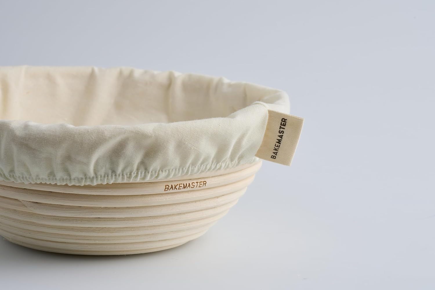 Bakemaster Proving Basket - Round With Liner 22cm