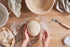 Bakemaster Proving Basket - Round With Liner 22cm