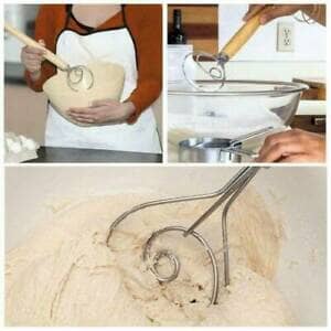 Bakemaster Dough Whisk 33x7.5cm Bakeware Accessories The Cooks Kitchen 