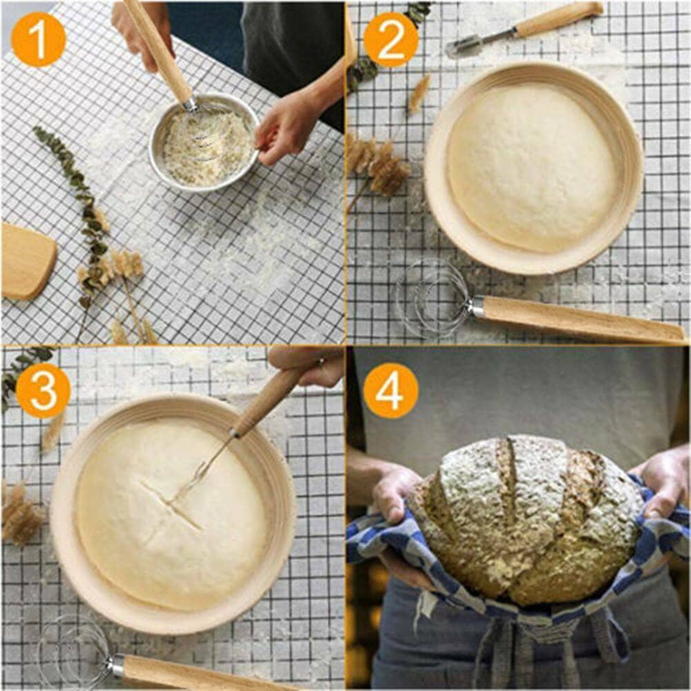 Bakemaster Dough Whisk 33x7.5cm Bakeware Accessories The Cooks Kitchen 