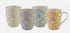 Bundanoon Coupe Mug Lace - Set Of 4 355ml Mugs - Cups & Saucers The Cooks Kitchen 