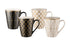 Bundanoon Geotalics Set Of 4 Conical Mugs - 400ml Mugs - Cups & Saucers The Cooks Kitchen Mandurah 