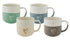 Bundanoon Classic Mug - Hearts 400ml Set Of 4 Mugs - Cups & Saucers The Cooks Kitchen 