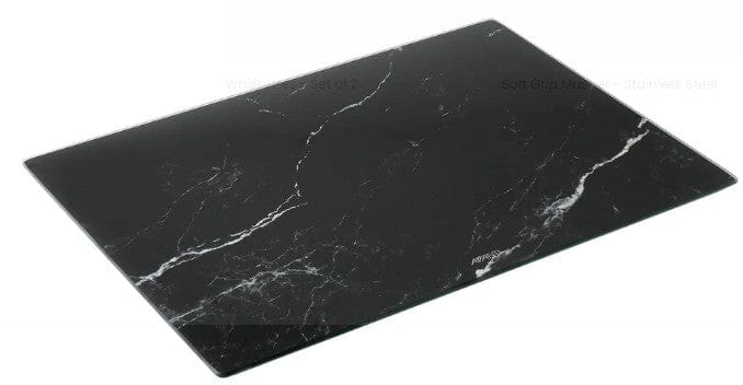 Avanti Tempered Glass Surface Protector Black Chopping Boards & Surface Savers The Cooks Kitchen 