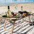 Peer Sorensen Folding Wine Picnic Table - Rubberwood Picnicware The Cooks Kitchen Mandurah 