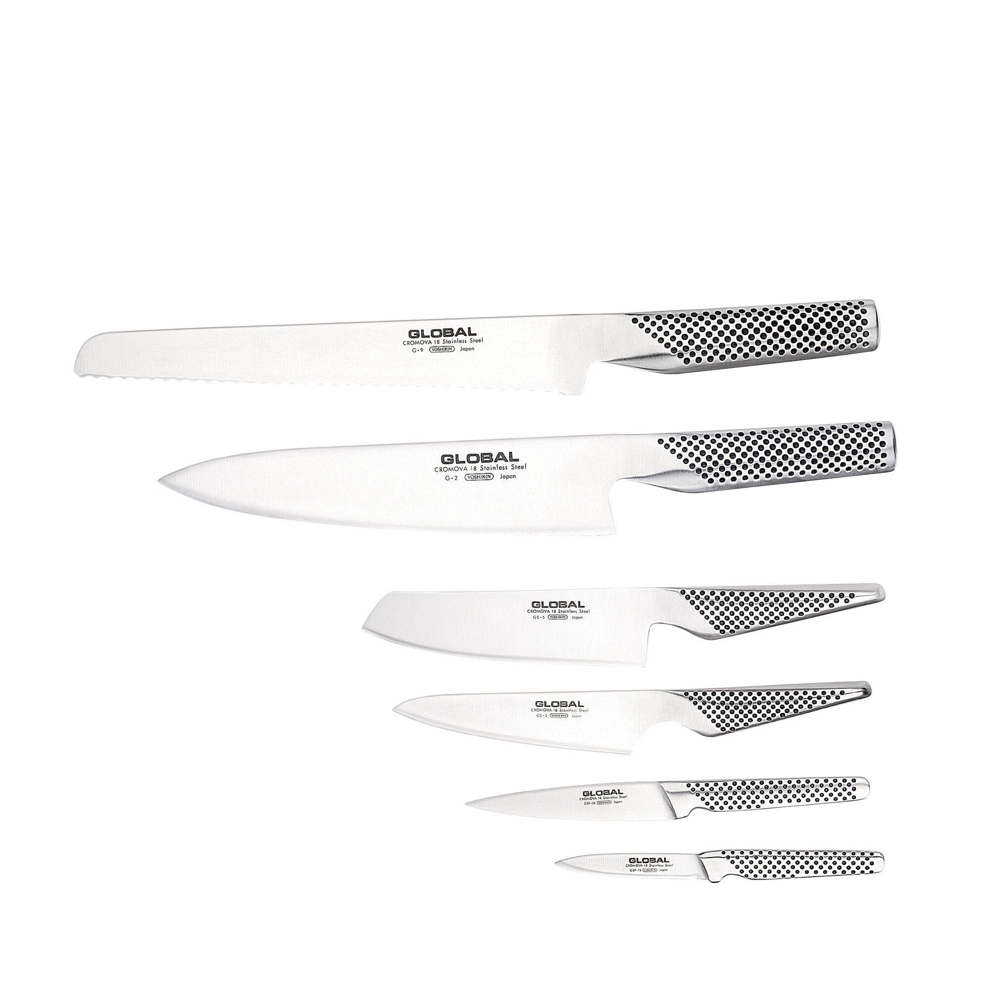 Global Synergy 7pce Knife Block Knife Sets The Cooks Kitchen 