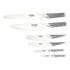 Global 7-piece Kabuto Knife Block Set - Black