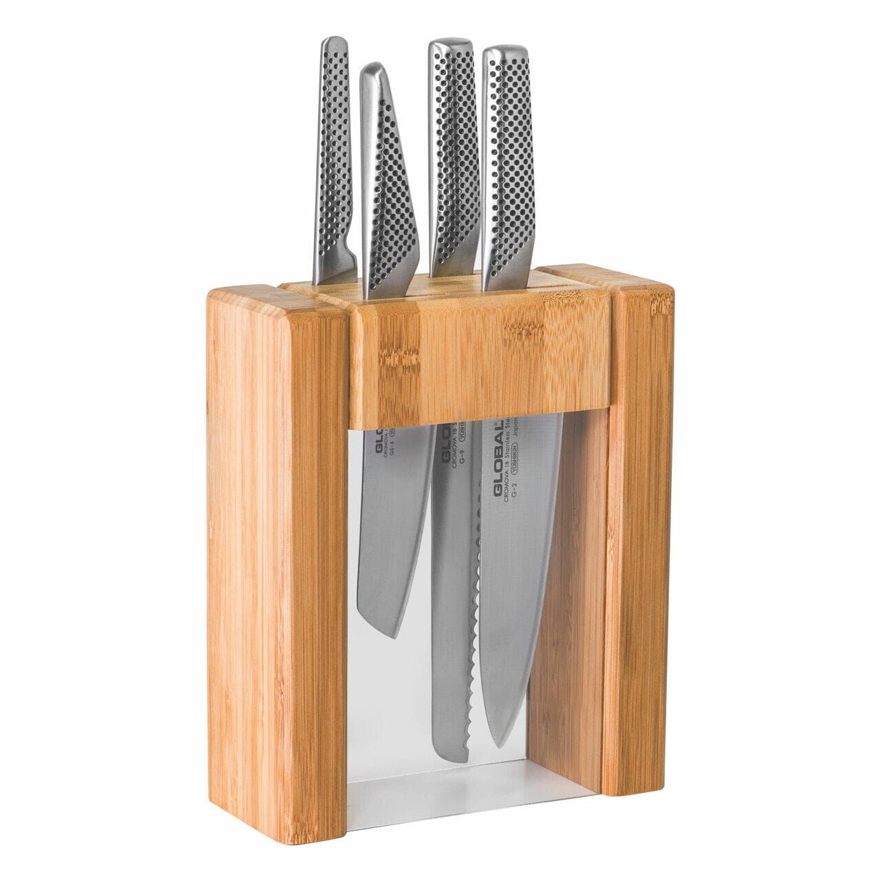 Global 5pce Knife Block Set Knife Sets The Cooks Kitchen Mandurah 