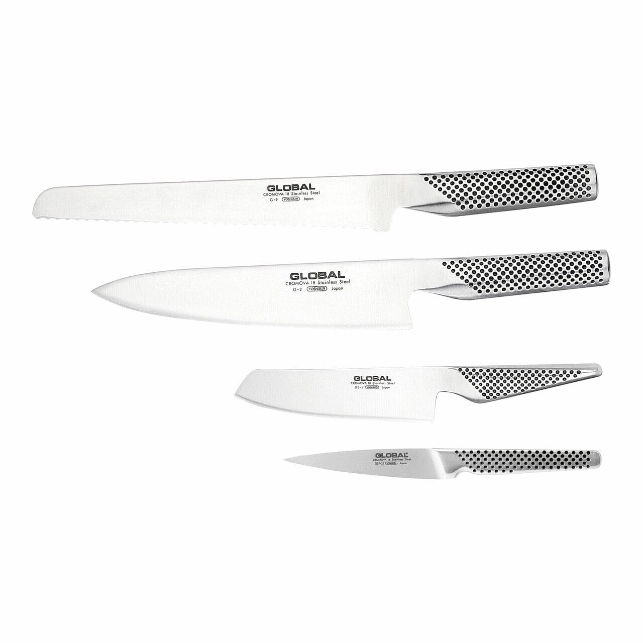 Global 5pce Knife Block Set Knife Sets The Cooks Kitchen Mandurah 