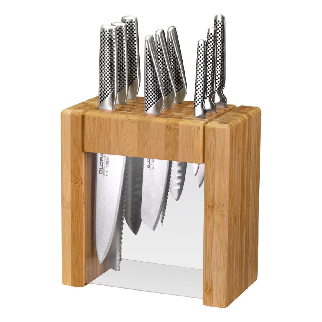 Global 10pc Knife Block Set Knife Sets The Cooks Kitchen Mandurah 