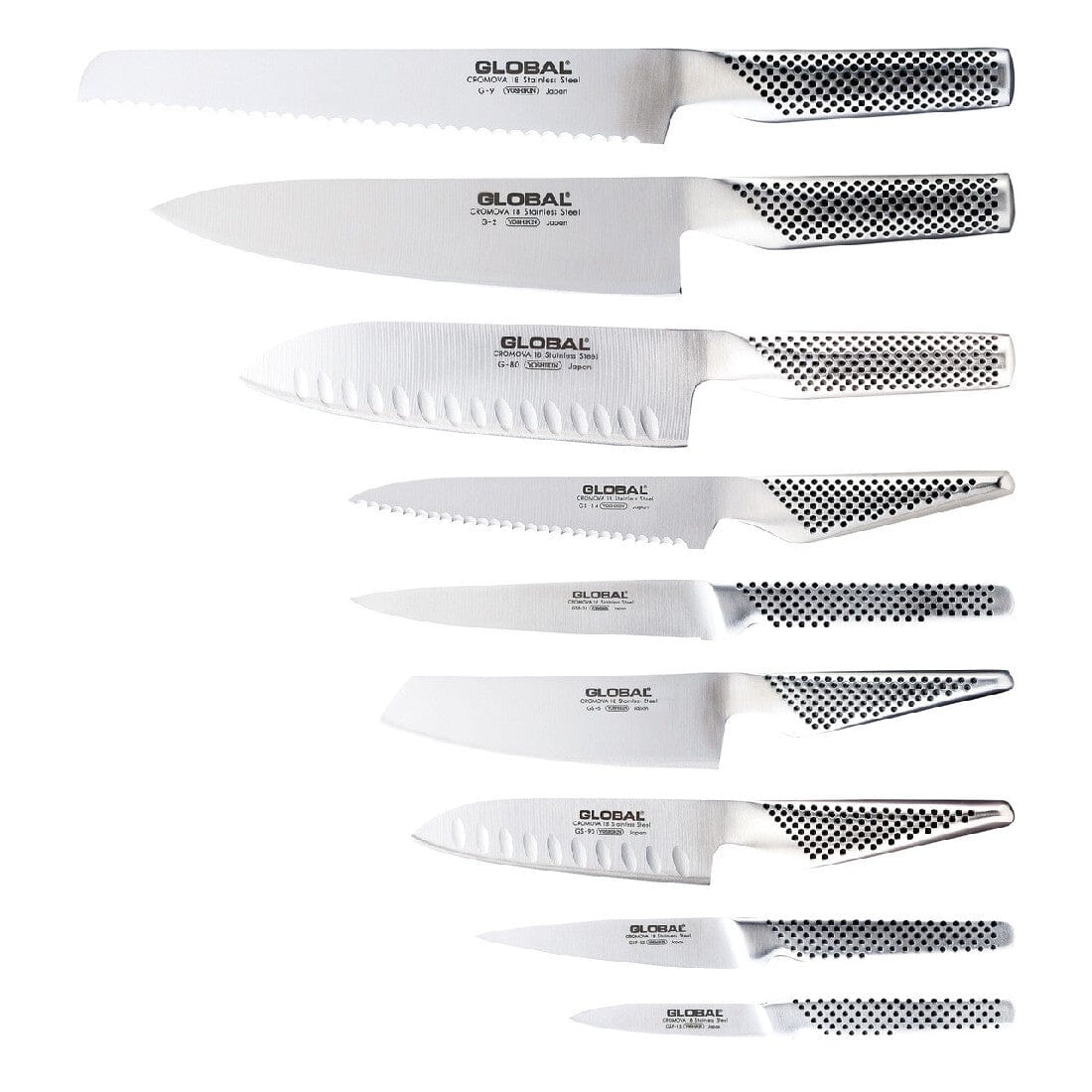 Global 10pc Knife Block Set Knife Sets The Cooks Kitchen Mandurah 