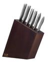 Global Kyoto 7 Piece Knife Block Set - Stained Ash
