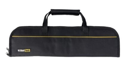 Cheftech Knife Roll 6 Pockets - Black Bags & Rolls The Cooks Kitchen 