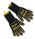 Cheftech Heat Glove  - Yellow On Black