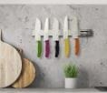 Cheftech Stainless Steel Magnetic Knife Rack 45cm Knife Blocks & Racks The Cooks Kitchen 