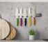 Cheftech Stainless Steel Magnetic Knife Rack 45cm Knife Blocks & Racks The Cooks Kitchen 