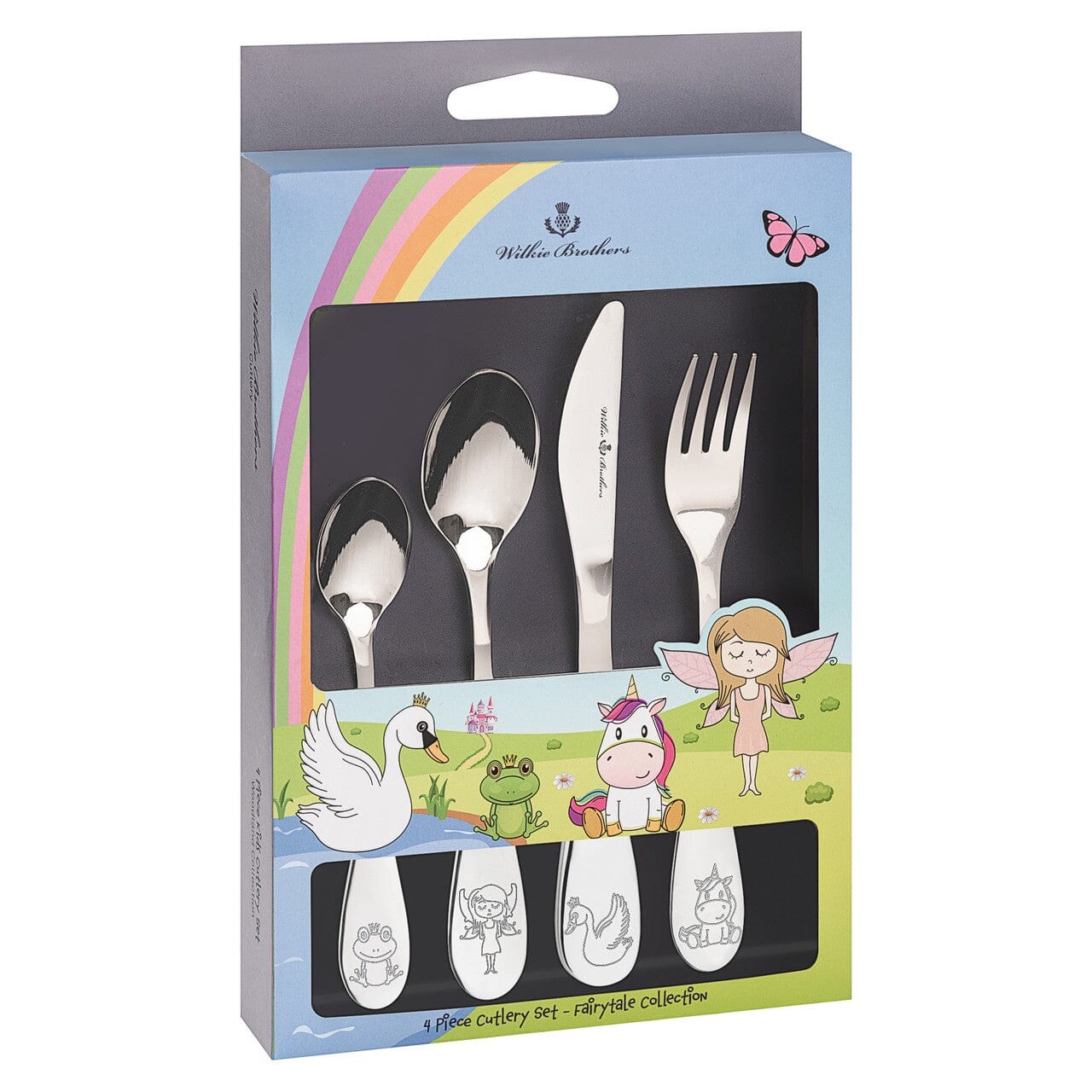 Wilkie Brothers 4 Piece Children's Cutlery Set - Fairytale Kids Cutlery The Cooks Kitchen Mandurah 