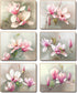 Cinnamon Magnolias Coasters - Set Of 6 Placemats & Coasters The Cooks Kitchen 
