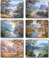 Cinnamon Bradleys Stream Placemat- Set Of 6 Placemats & Coasters The Cooks Kitchen 