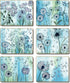 Cinnamon Hedgerow Timekeeper Coasters - Set Of 6 Placemats & Coasters The Cooks Kitchen 