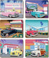 Cinnamon 50's Cool Placemats - Set Of 6