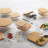 Ecology Nourish Sq Storage W Bamboo Lid 15cm Herb & Spice Storage The Cooks Kitchen 