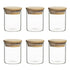 Pantry Round Spice Jar Set 6pc Herb & Spice Storage The Cooks Kitchen 