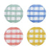 Ecology Ripe Set Of 4 Coasters Gingham Placemats & Coasters The Cooks Kitchen 
