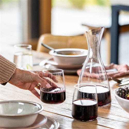 Ecology Ida Set Of 6 Stemless Wine Glasses 430ml Glassware The Cooks Kitchen 