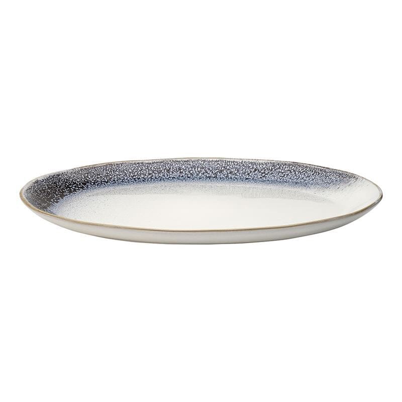 Ecology Atol Large Oval Platter 36cm Deep Blue Loose Dinnerware The Cooks Kitchen 