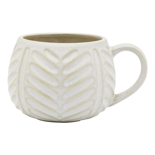 Fossil Mugs - Chalk - Set Of 4 330ml Mugs - Cups & Saucers The Cooks Kitchen 