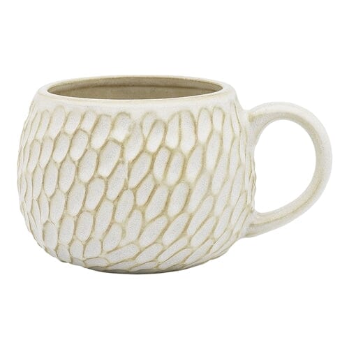 Fossil Mugs - Chalk - Set Of 4 330ml Mugs - Cups & Saucers The Cooks Kitchen 