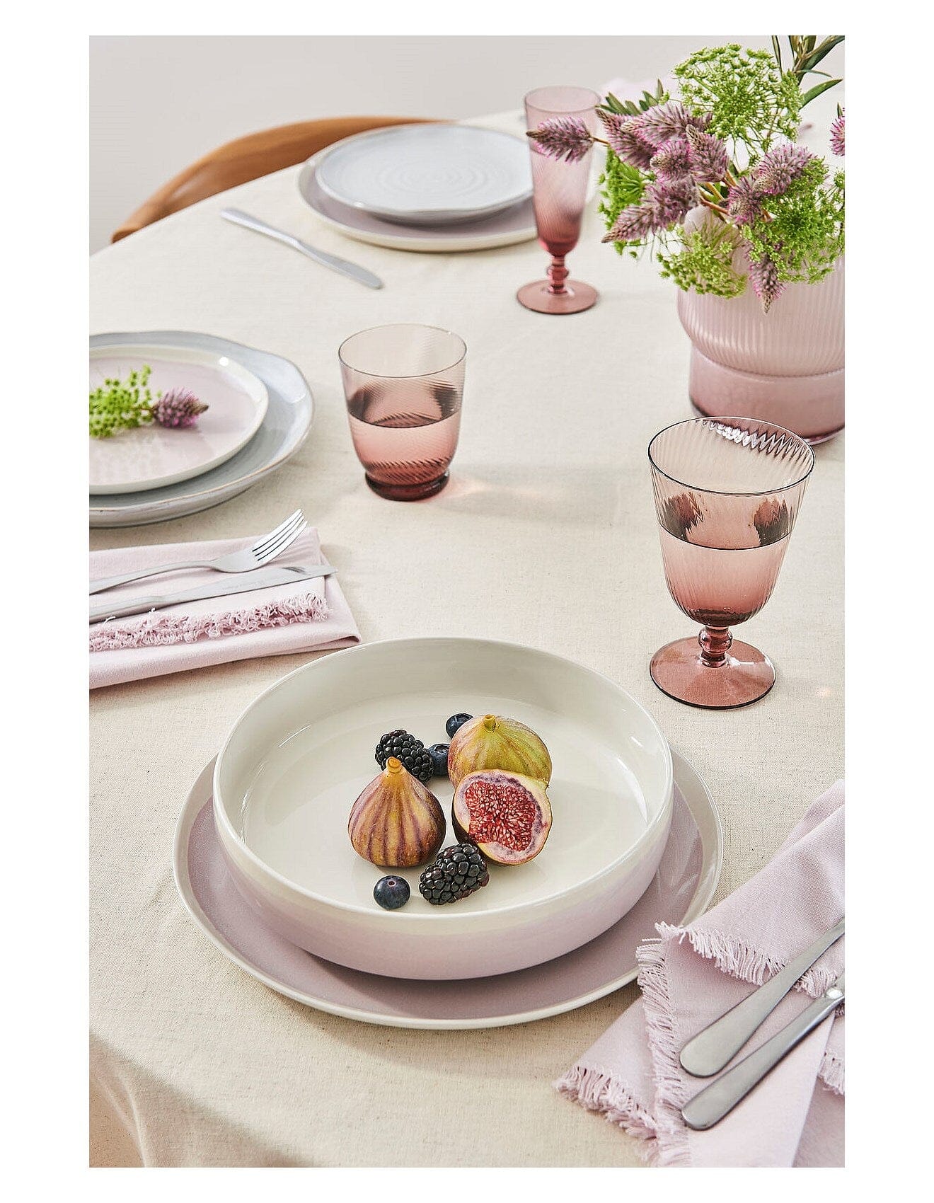 Ecology Tide Dinner Bowl 22cm Lilac Loose Dinnerware The Cooks Kitchen 