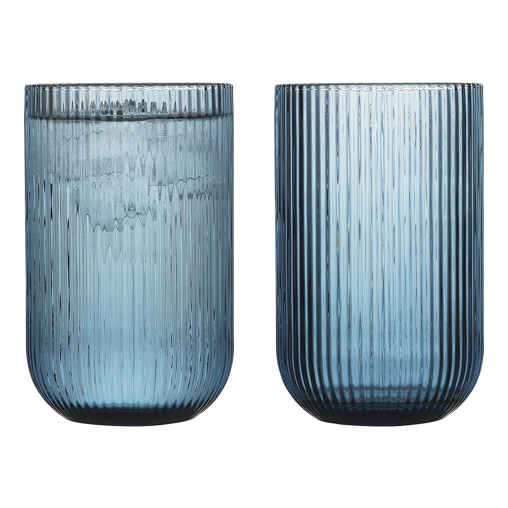 Porto Brittany Set Of 4 Hi Ball Tumblers 400ml Bleu