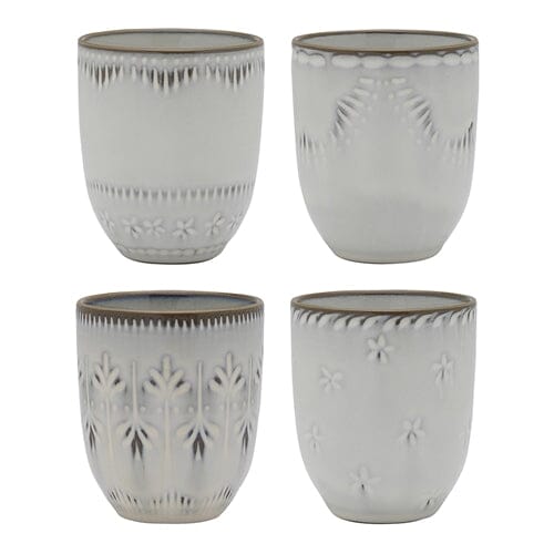 Jardin Set Of 4 Latte Cups 250ml Mugs - Cups & Saucers The Cooks Kitchen 