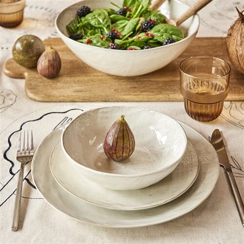 Ecology Linen Dinner Set 12pc - Birch 12 Piece The Cooks Kitchen 