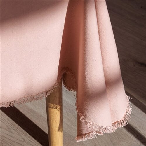 Ecology Fray Table Cloth 150x240cm - Blush Table Cloths The Cooks Kitchen 