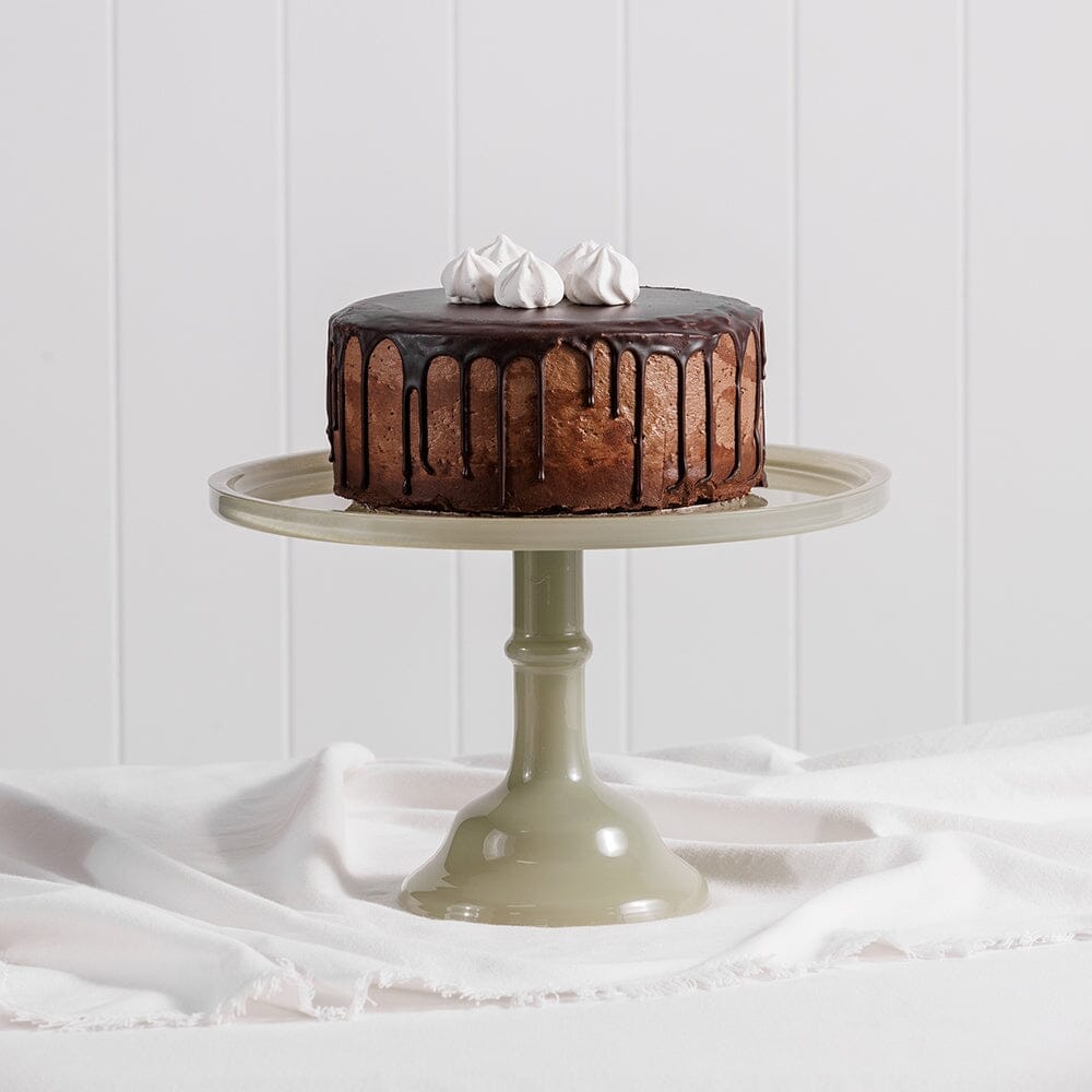 Torte Cake Stand 29x18cm Sage Cake Plates & Stands The Cooks Kitchen 