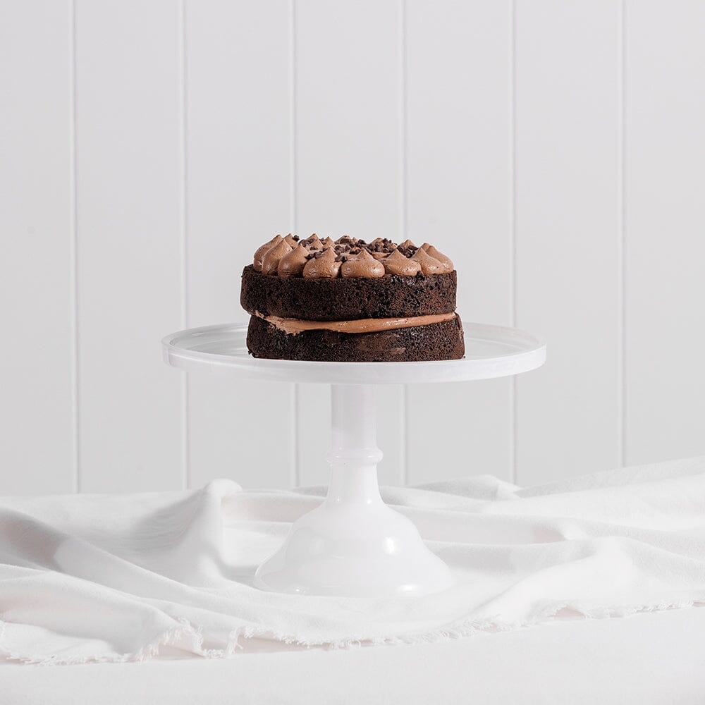 Torte Cake Stand 25x15.5cm White Cake Plates & Stands The Cooks Kitchen 