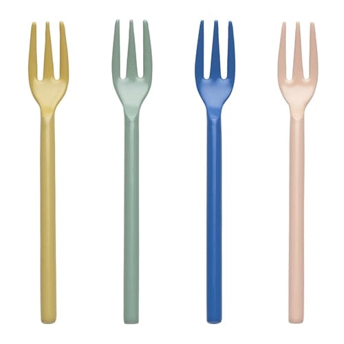 Ecology Apostle Set Of 4 Cake Forks - 13cm Dessert Dishes The Cooks Kitchen 