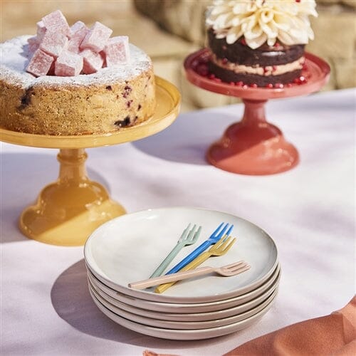 Ecology Apostle Set Of 4 Cake Forks - 13cm Dessert Dishes The Cooks Kitchen 