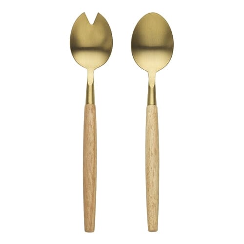 Ecology Alto 2pc Salad Server Set - Gold Servingware The Cooks Kitchen 