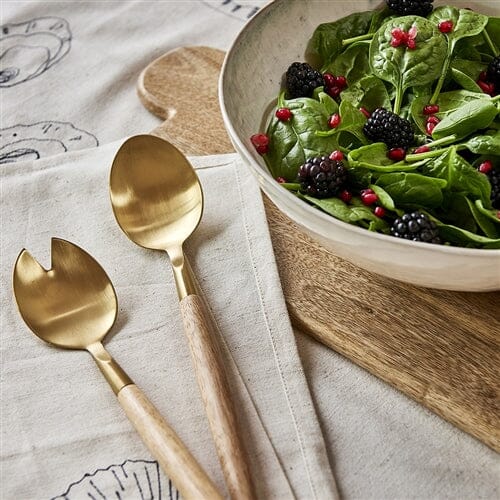 Ecology Alto 2pc Salad Server Set - Gold Servingware The Cooks Kitchen 