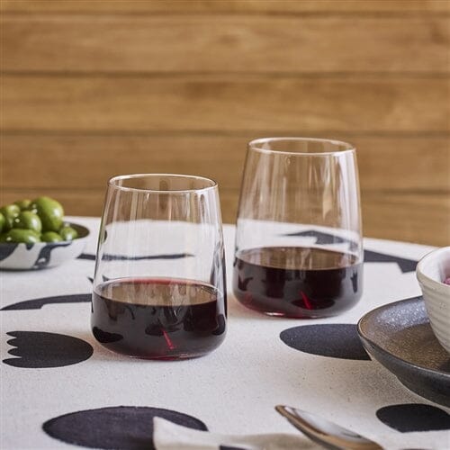 Ecology Ida Set Of 6 Stemless Wine Glasses 530ml Glassware The Cooks Kitchen 